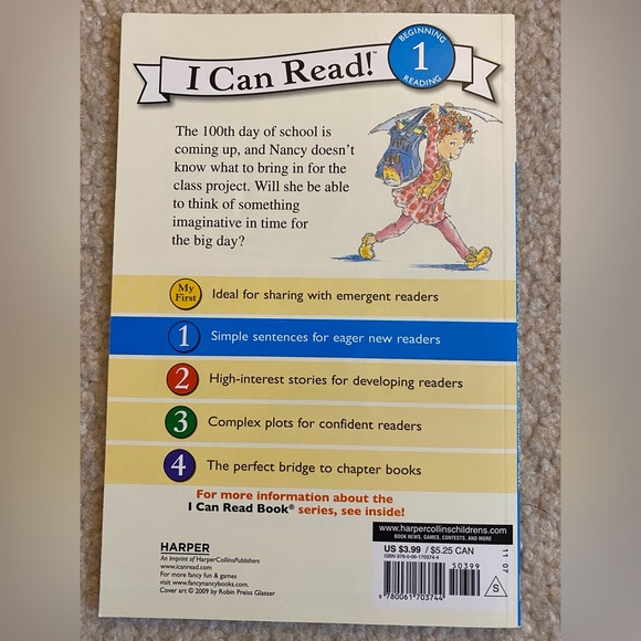 Fancy Nancy - I Can Read, Level 1 - Bundle & Canvas Bag - Picture 16 of 16